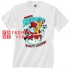 Perverted Snowman Naughty Christmas Unisex adult T shirt