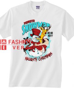 Perverted Snowman Naughty Christmas Unisex adult T shirt