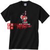Santa Claus Wine Merry Christmas Bottoms Up Unisex adult T shirt