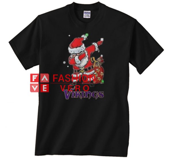 Santa Minnesota Vikings Dabbing Christmas Unisex adult T shirt