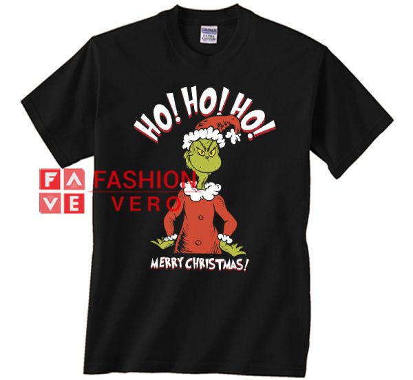 The Grinch Ho Ho Ho Smile Unisex adult T shirt