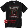 All I want for Christmas Harambe Unisex adult T shirt