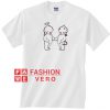 Angel and Devil Baby Unisex adult T shirt