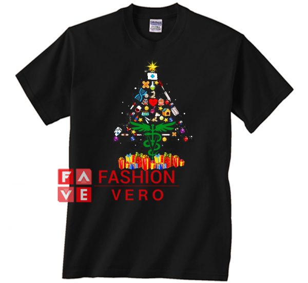 Christmas Nurse Tree Unisex adult T shirt
