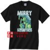 Grinch merry kissmyass Christmas Unisex adult T shirt