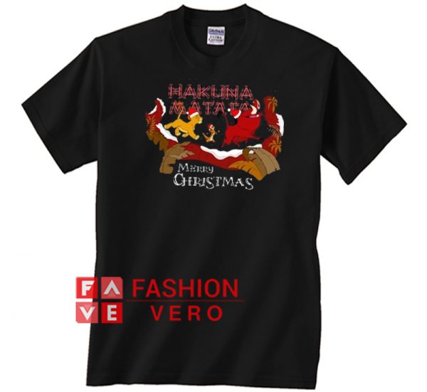 Hakuna Matata merry Christmas Unisex adult T shirt