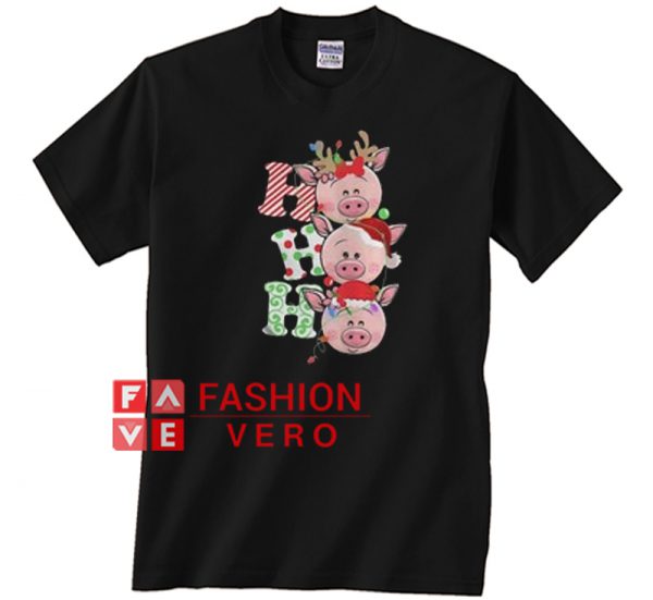 Ho Ho Ho Pig Christmas Unisex adult T shirt