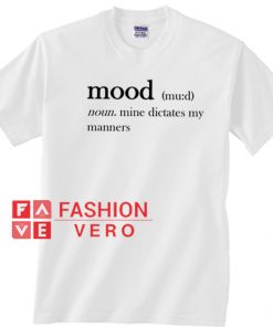 Mood Definition Unisex adult T shirt