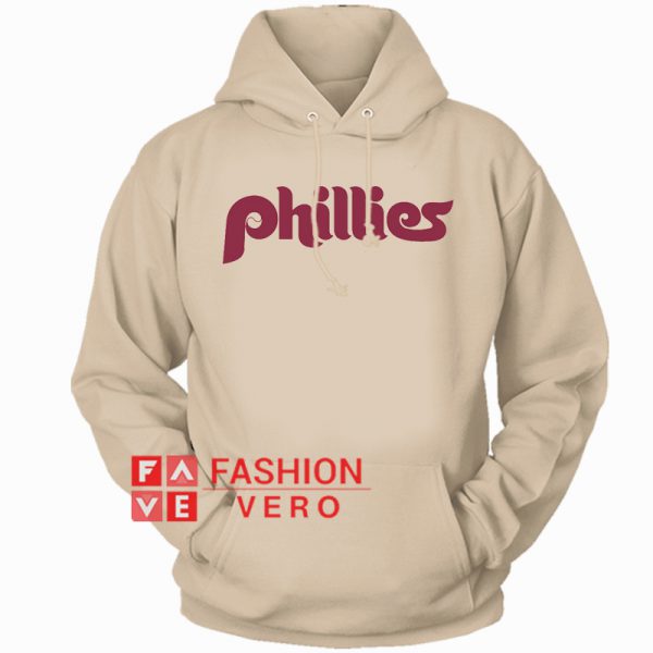 Phillies Font 80s Beige Color HOODIE - Unisex Adult Clothing