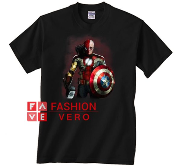 Stan Lee Marvel All Avengers Heroes In One Unisex adult T shirt