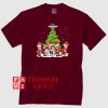 U2 Band Christmas Tree Unisex adult T shirt