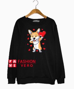 Dabbing Corgi Valentines Day Sweatshirt