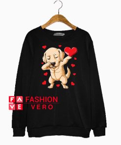 Dabbing Labrador Valentines Day Sweatshirt