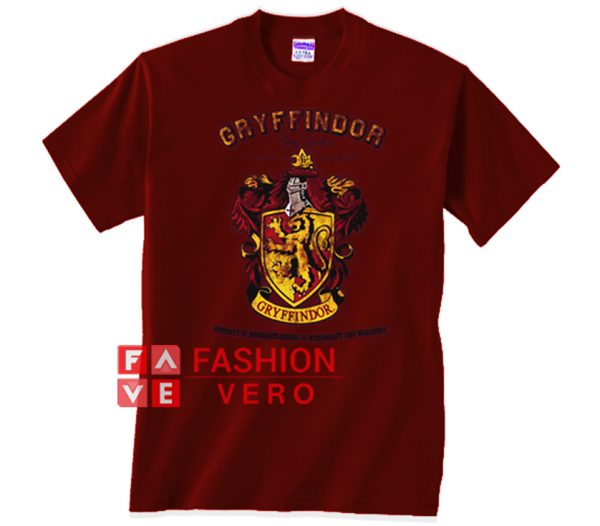 Harry Potter Gryffindor Quidditch Team Maroon Unisex adult T shirt