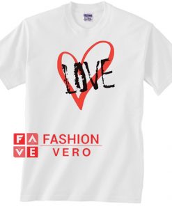 Heart Love Valentine Unisex adult T shirt