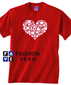 Heart Valentines Unisex adult T shirt