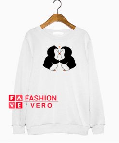 In Love Penguin Valentines Day Sweatshirt