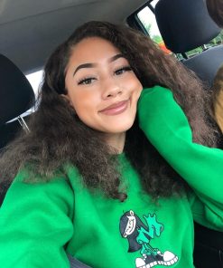 Kids Next Door Numbuh 3 Green Print Sweatshirt Women