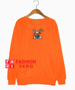 Kids Next Door Numbuh 4 Orange Print Sweatshirt
