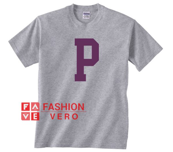 P Alphabet Unisex adult T shirt
