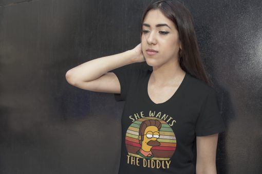She Wants The Diddly Ned Flanders Unisex adult T shirt Women