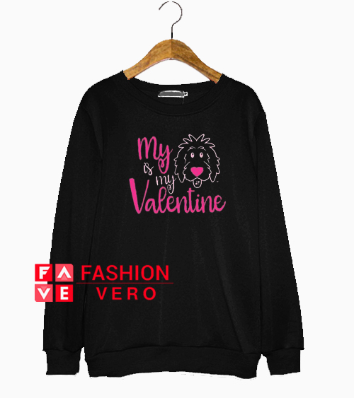 Valentine Doodle Charcoal Sweatshirt
