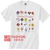 Language Of Flowers Chart Unisex adult T shirt
