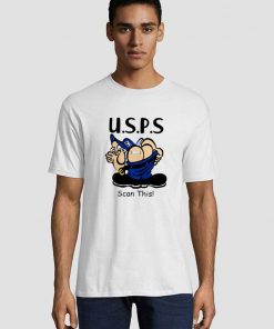 United States postal service USPS scan this Unisex adult T shirt
