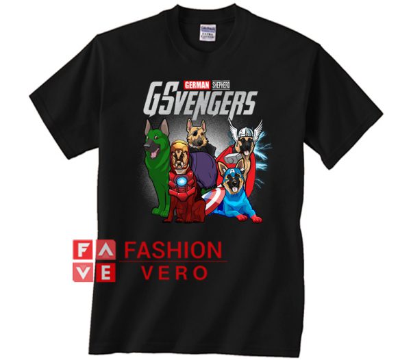 Marvel Avengers German Shepherd GSvengers T shirt