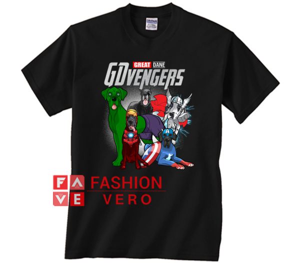 Marvel Avengers Great Dane GDvengers Unisex adult T shirt