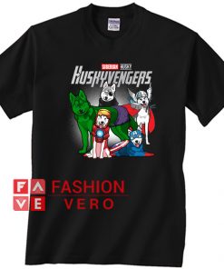Marvel Avengers Siberian Husky Huskyvengers T shirt