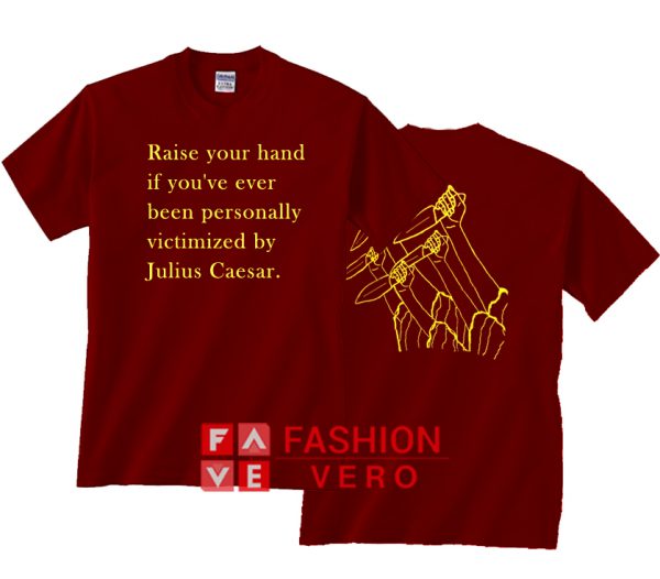 Raise Your Hand If You've Ever Julius Caesar Unisex adult T shirt