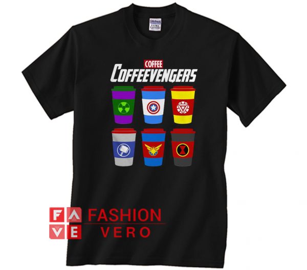Marvel Avengers Coffee Coffeevengers Unisex adult T shirt