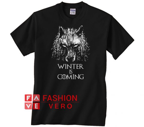 wolf winter is coming Unisex adult T shirt