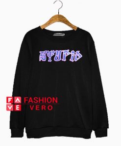 Purple Fire Stupid Sweatshirt