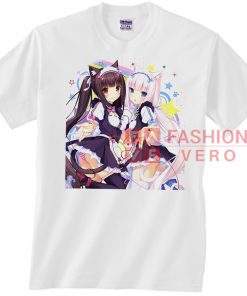 Anime Nekopara Chocola And Vanilla Unisex adult T shirt