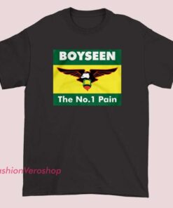 A unisex adult T-shirt with the phrase "Boy Seen the No 1 Pain," conveying a message about experiencing or acknowledging significant pain or hardship.