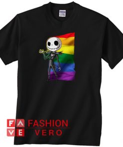 Jack Skellington LGBT Pride Unisex adult T shirt