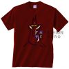 Red Guy Cow And Chicken Cartoon Unisex adult T shirt