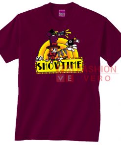 Skullgirls It's Showtime Burgundy Color Unisex adult T shirt