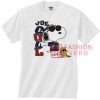 Snoopy Joe Cool Red Blue Color Logo Unisex adult T shirt