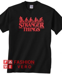 Stranger Things Bike Squad Unisex adult T shirt