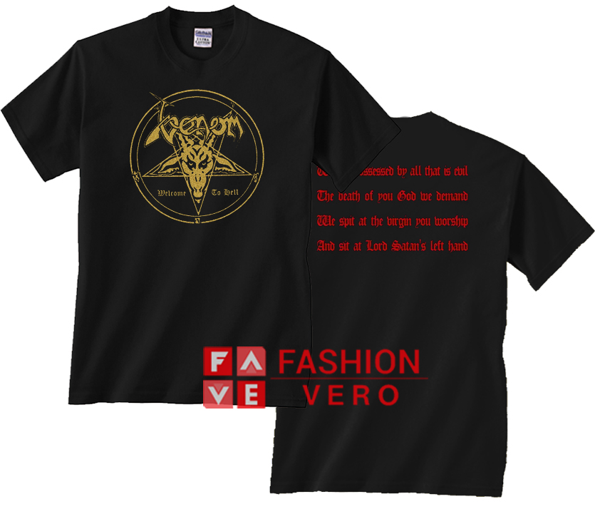 venom welcome to hell shirt