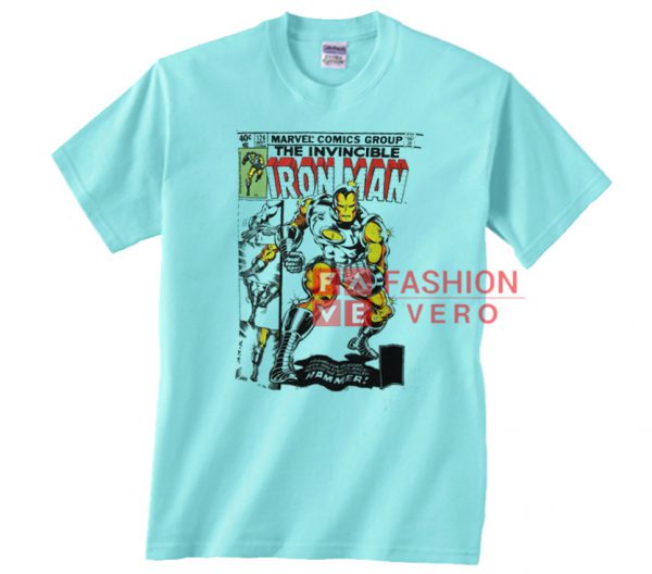 Vintage Iron Man Comic Hammer Unisex adult T shirt