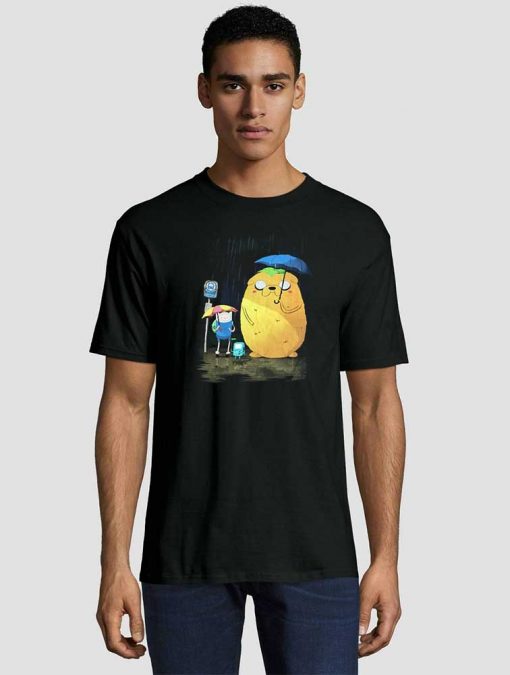 Adventure Time My Neighbor Totoro crossover Unisex adult T shirt