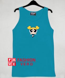 Bubbles Power Puff Girls Tank top Color Blue