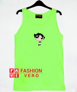 Buttercup The Power Puff Girls Tank top Color Green