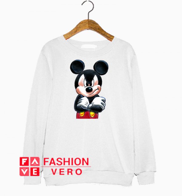 Angry Mickey Mouse Sweatshirt