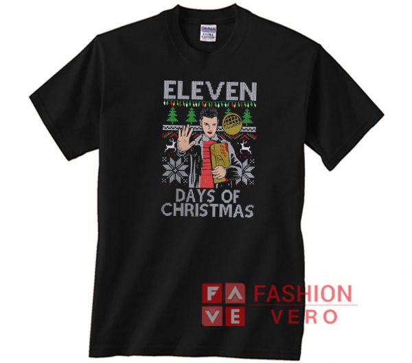 Eleven Days Of Christmas Stranger Things Unisex adult T shirt