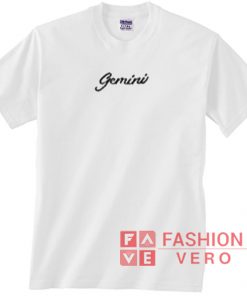 Gemini Zodiac Logo Unisex adult T shirt
